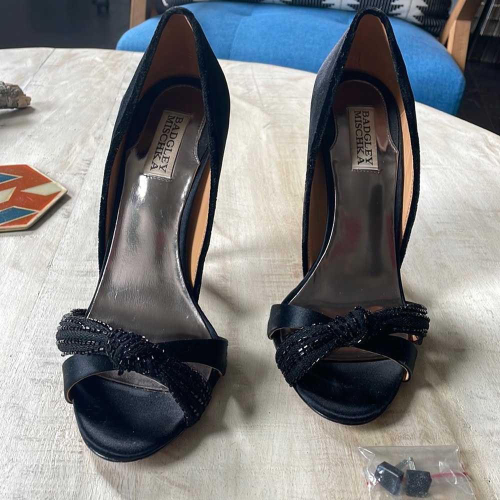 Badgley Mischka Black Heels
